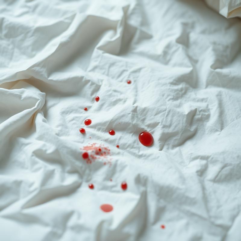 Traces sur les draps